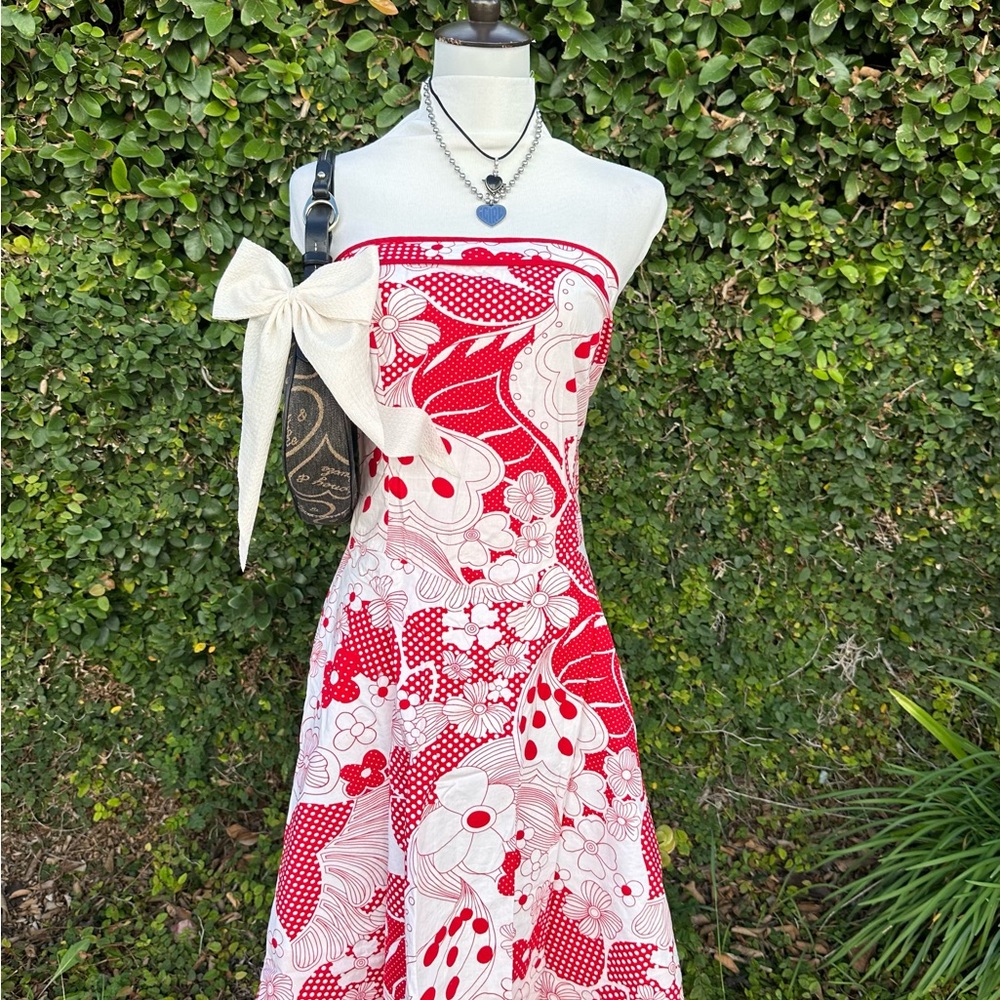 ✨Vintage strapless dress